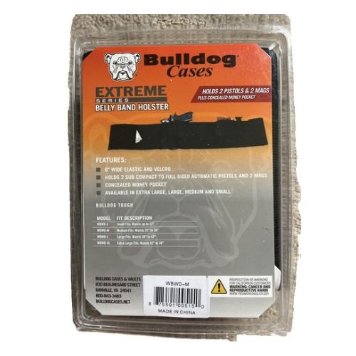 BULLDOG BELLY WRAP HOLSTER BLK