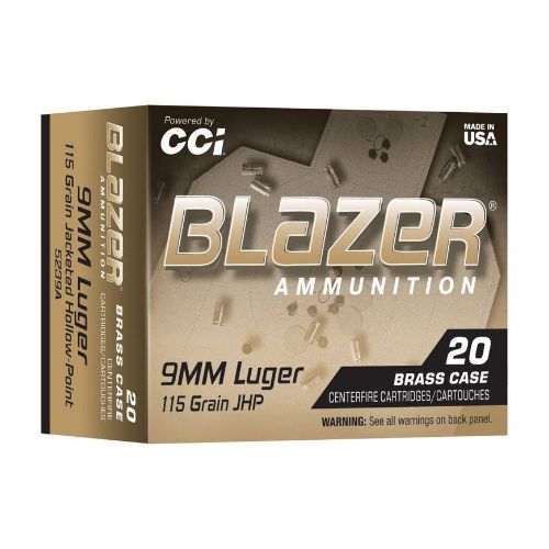 CCI BLAZER BRASS 9MM