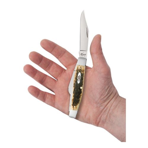 CASE KNIVES AMBER BONE PEACH
