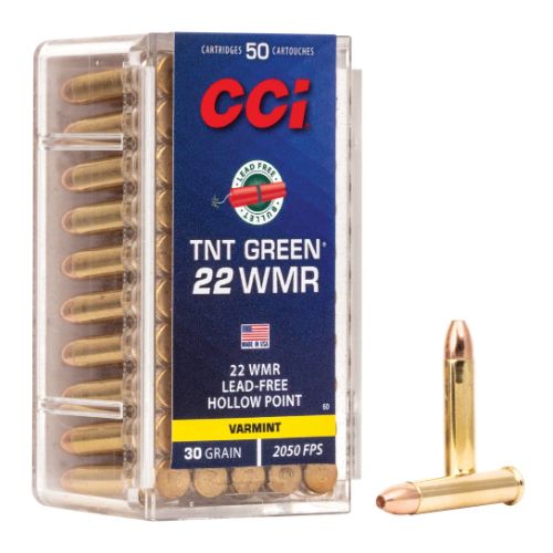 CCI TNT GREEN 22WMR LEAD