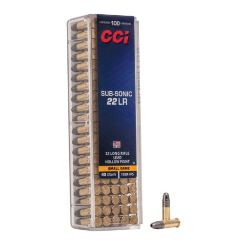 CCI SUBSONIC 22LR 40GR LEAD-HP