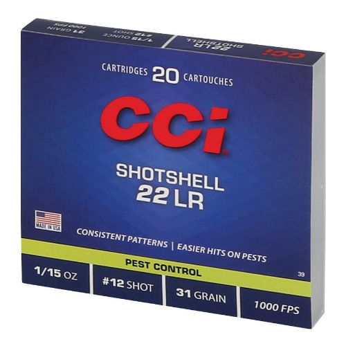 CCI SHOTSHELL 22LR 31GR #12