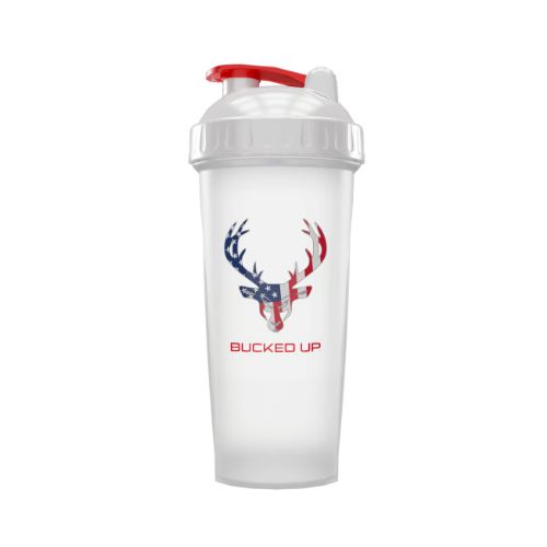 BUCKED UP SHAKER 28OZ WHITE &
