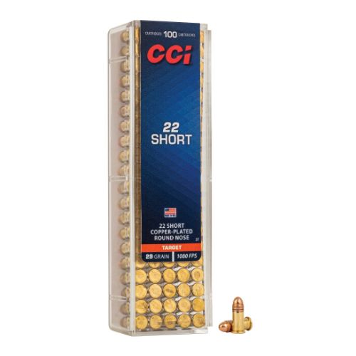 CCI 22 SHORT 29GR PLATED RN