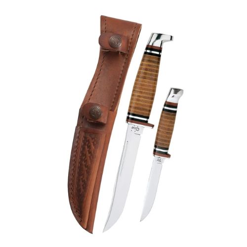 CASE KNIVES LEATHER HUNTER TWO