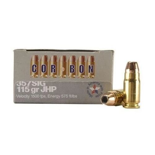 CORBON 357 SIG 115GR JHP