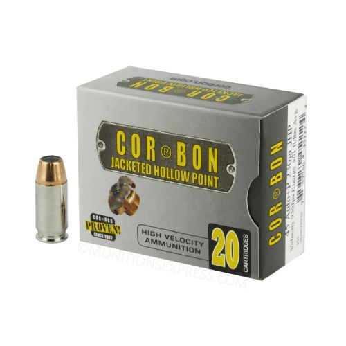 CORBON 45 ACP+P 230GR JHP