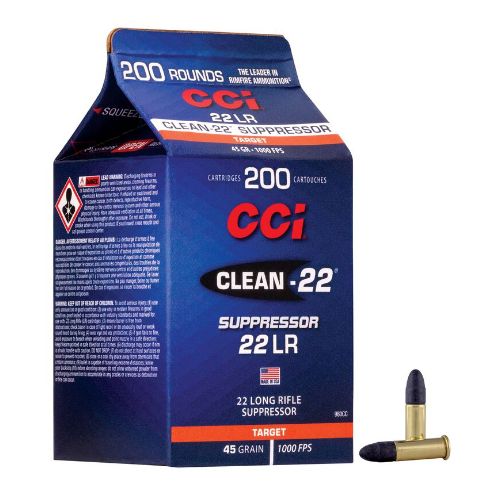 CCI SUPPRESSOR CLEAN 22LR 45GR