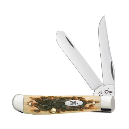CASE KNIVES AMBER BONE SS