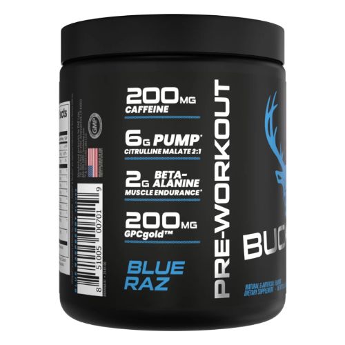 BUCKED UP PRE-WORKOUT BLUE RAZ