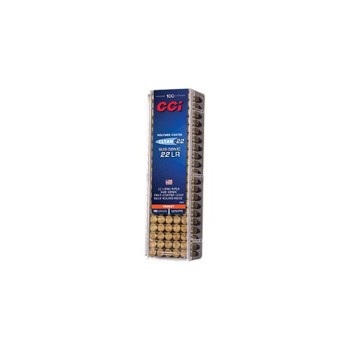 CCI CLEAN 22LR 40GR BLUE POLY