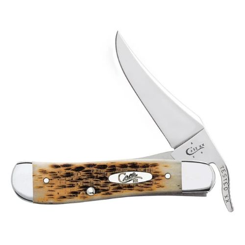 CASE KNIVES AMBER BONE PEACH