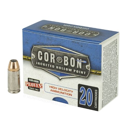 CORBON 9MM LUGER +P 90GR JHP