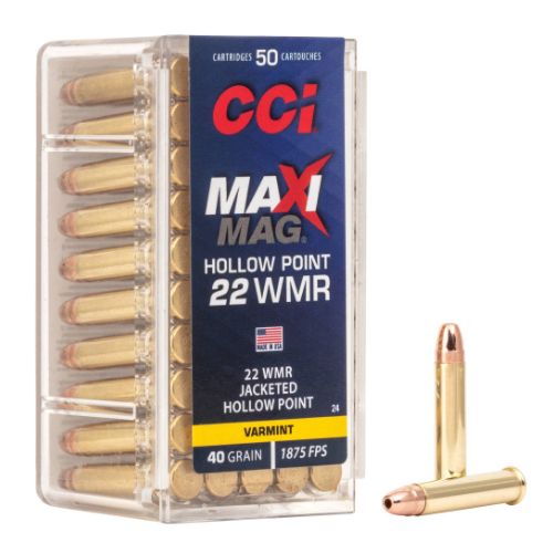 CCI MAXI-MAG 22WMR 40GR FMJ