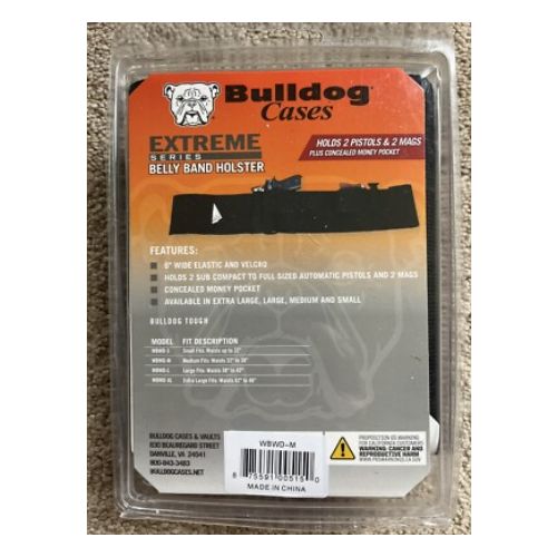 BULLDOG BELLY WRAP HOLSTER BLK