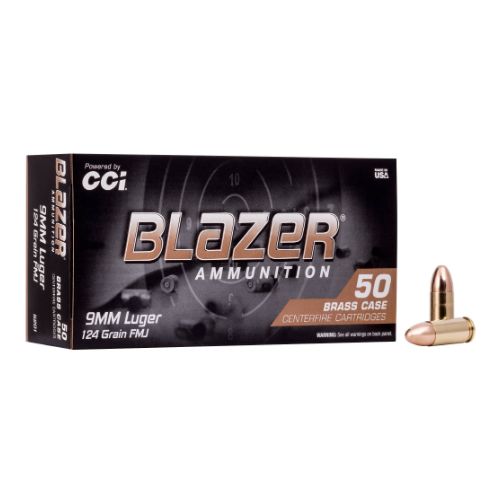 CCI BLAZER BRASS 9MM LUGER