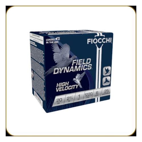 FIOCCHI 20GA 2.75" 1OZ #6