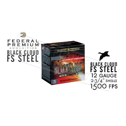 FEDERAL BLCK CLOUD 12GA 3"