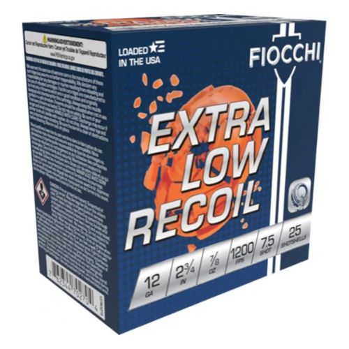 FIOCCHI LOW RECOIL 12GA 2.75"