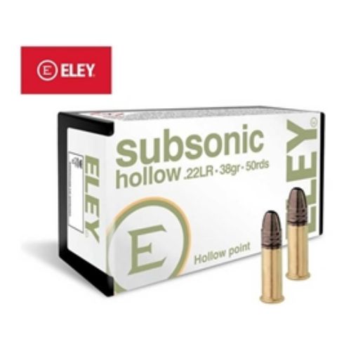 ELEY SUBSONIC 22LR 38GR HP