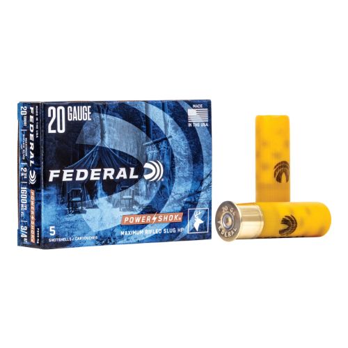 FEDERAL POWER SHOK 20GA 2.75"
