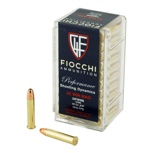 FIOCCHI 22WMR 40GR FMJ 1910FPS