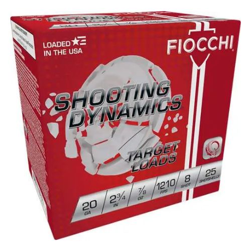 FIOCCHI 20GA 2.75" 7/8OZ #8