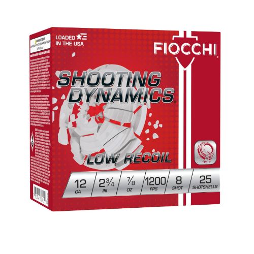 FIOCCHI LOW RECOIL 12GA 2.75"