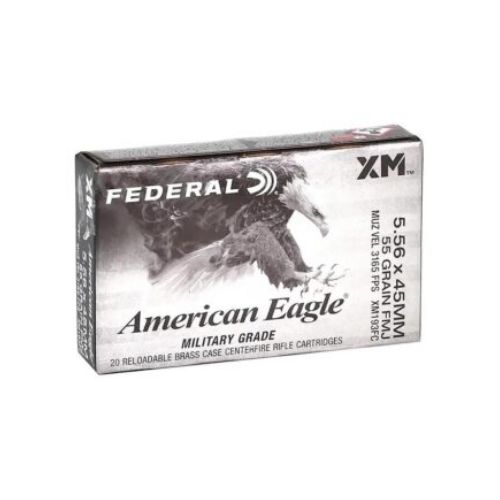 FEDERAL AE 5.56X45 55GR FMJ-BT