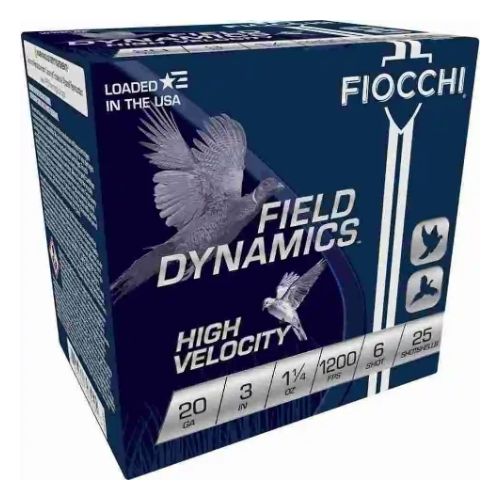 FIOCCHI 20GA 3" 1-1/4OZ #6