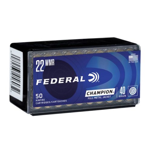 FEDERAL 22WMR 40GR FMJ 1880FPS