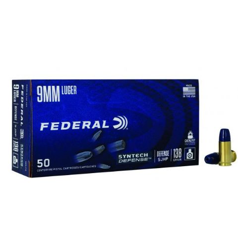 FEDERAL SYNTHETIC DEFENSE 9MM