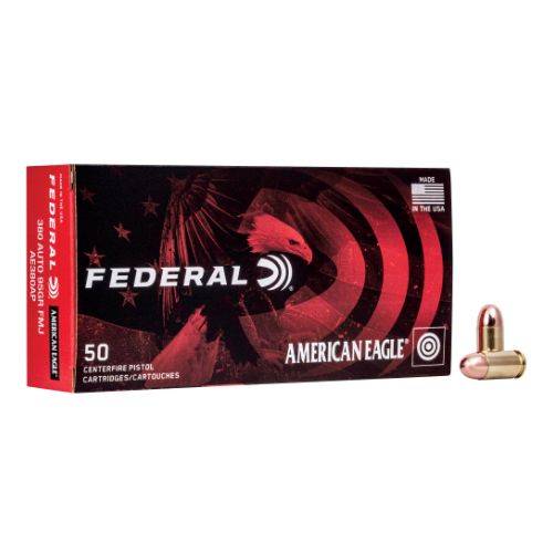 FEDERAL AE 380 ACP 95GR FMJ-RN