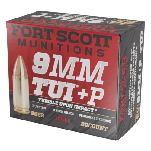 FORT SCOTT 9MM LUGER +P 80GR