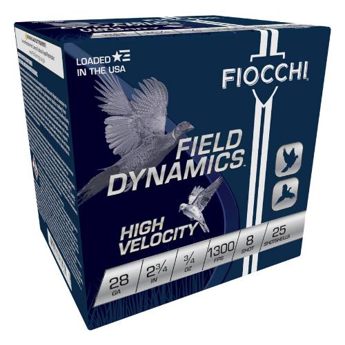 FIOCCHI 28GA 2.75" 3/4OZ #8