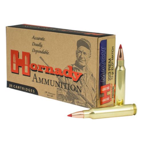 HORNADY 223 REM 73GR ELD MATCH