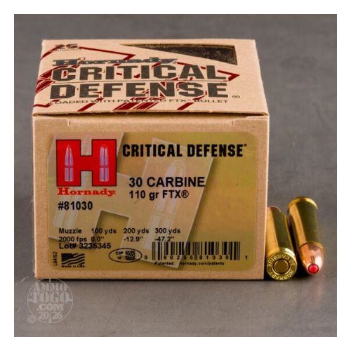 HORNADY CRITICAL DEFENSE 30