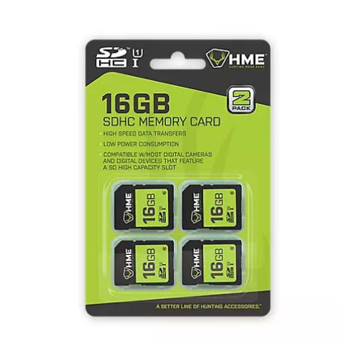 HME SD MEMORY CARD 16GB 2PK