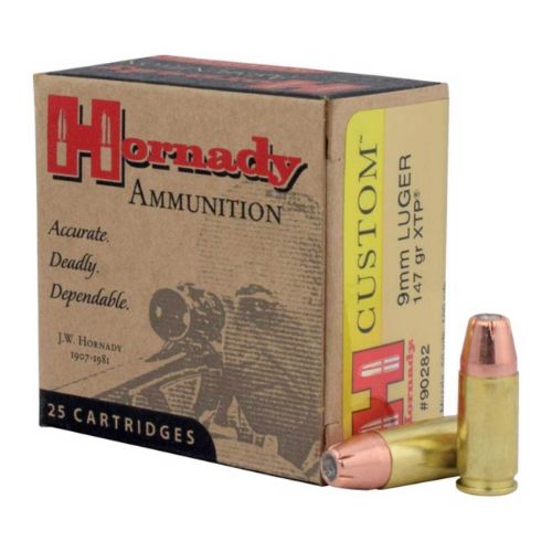 HORNADY 9MM LUGER 147GR XTP