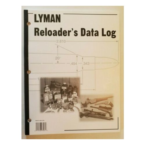 LYMAN RELOADER'S LOG BOOK