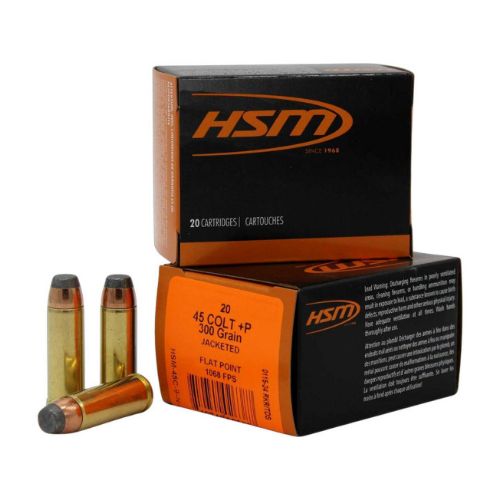 HSM PRO PISTOL 45 LC 300GR JSP