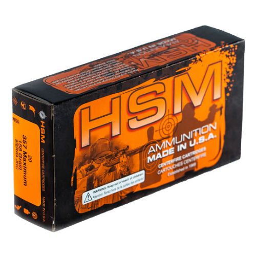 HSM 357 MAXIMUM 158GR JHP