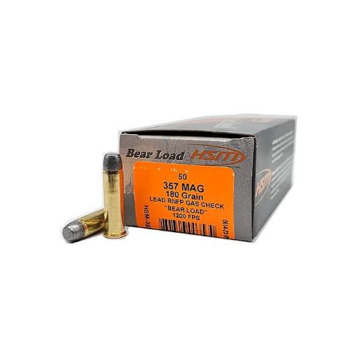 HSM BEAR 357 MAG 180GR RNFP