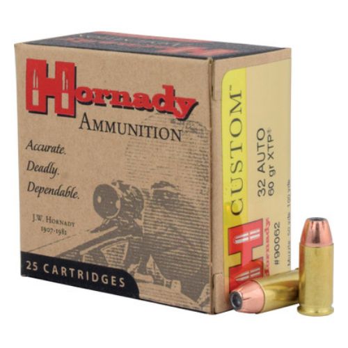 HORNADY 32 ACP 60GR XTP