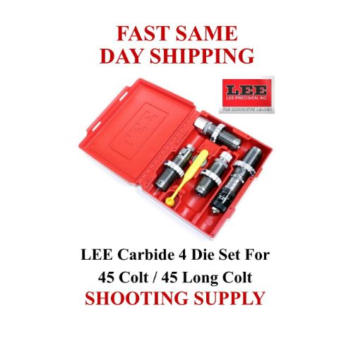 LEE CARBIDE 4-DIE SET 45 COLT