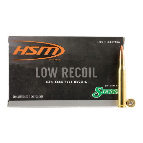 HSM LOW RECOIL 270 WIN 130GR