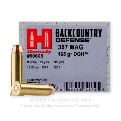 HORNADY BACKCOUNTRY 357 MAG