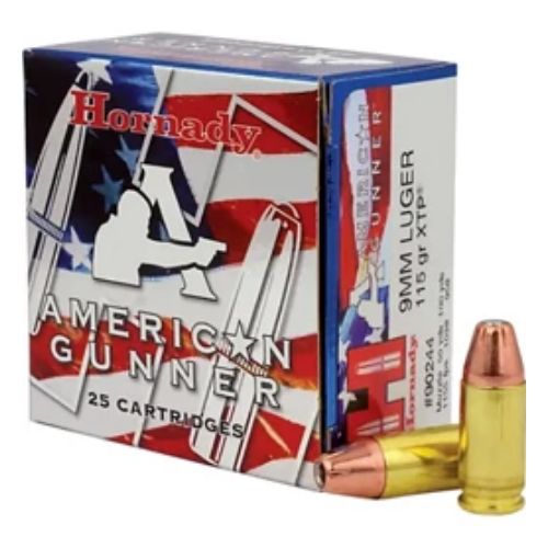 HORNADY AMERICAN GUNNER 9MM
