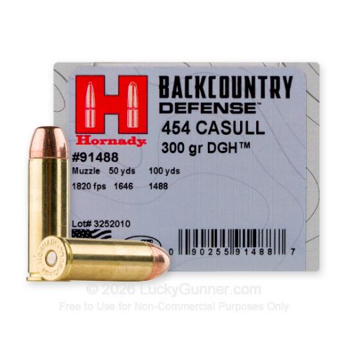 HORNADY BACKCOUNTRY 454 CASULL