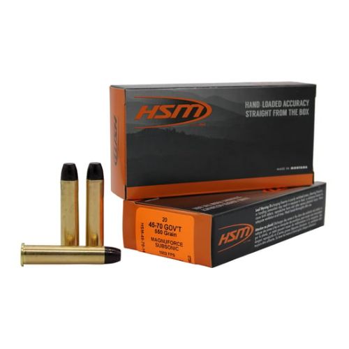 HSM SUBSONIC 45-70 GOV 550GR